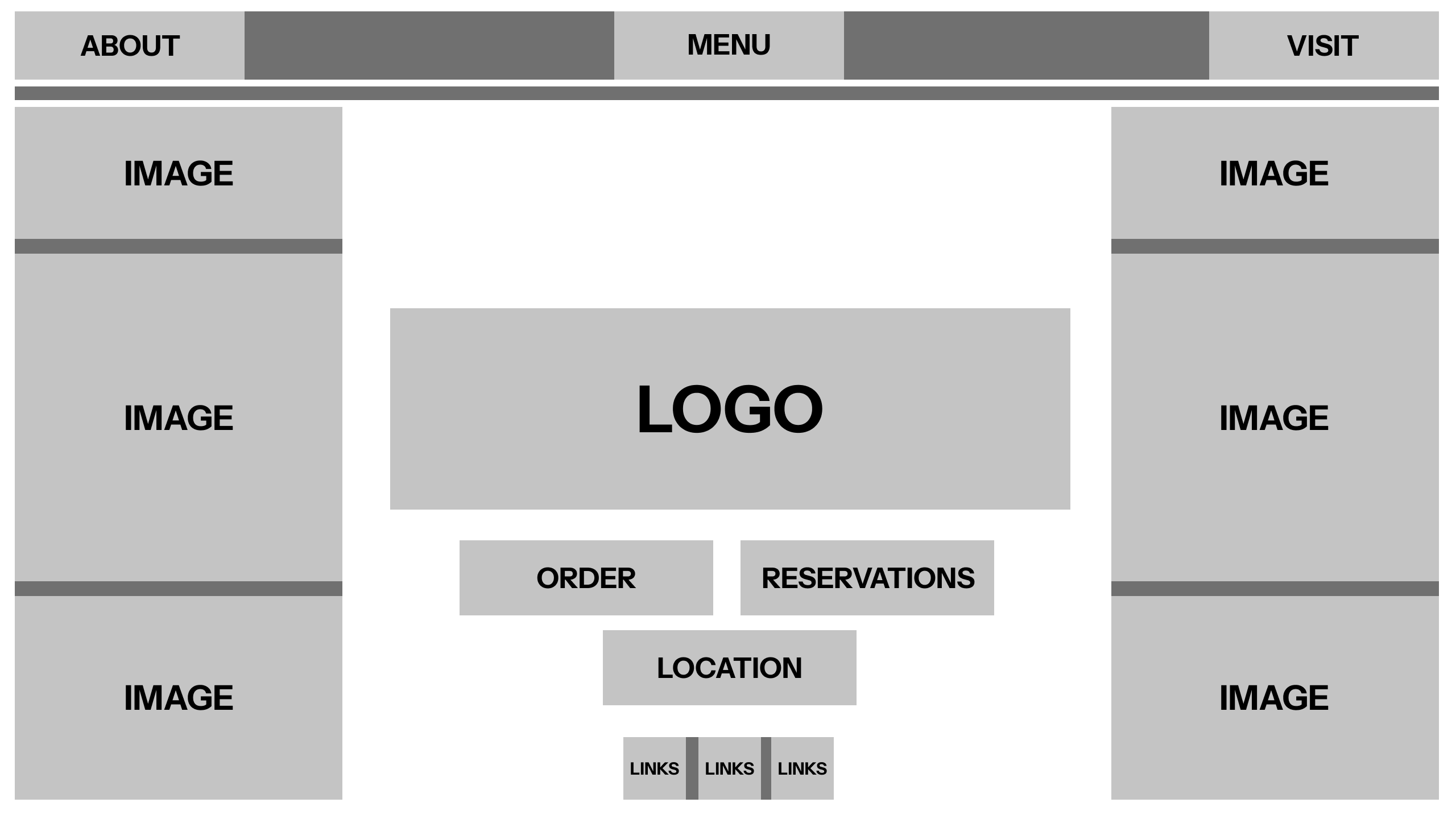 Home Page Low Fidelity